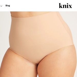 Knix High Rise Shaper Brief beige size M